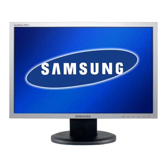 Samsung SyncMaster 740NW Manual Del Usuario