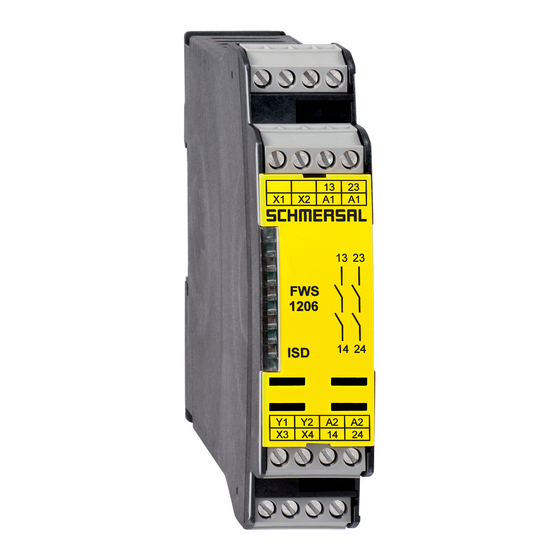 schmersal FWS 1206 Manual De Instrucciones