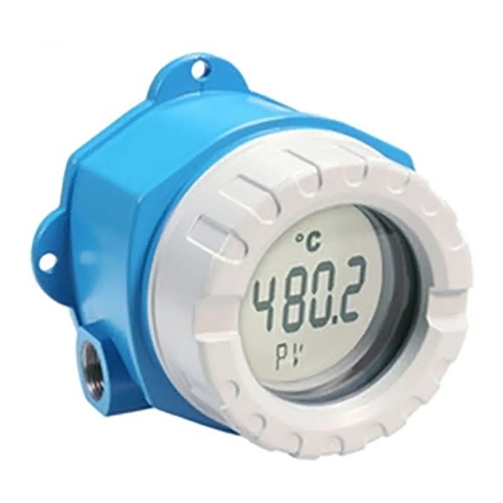 Endress+Hauser Hart iTEMP TMT142B Manual De Instrucciones Abreviado
