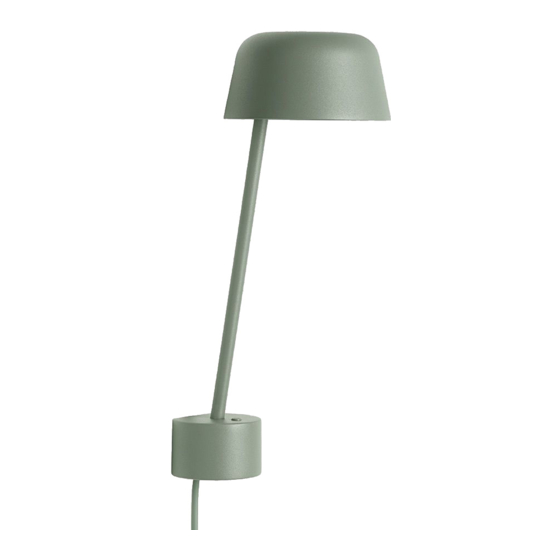 muuto LEAN WALL LAMP Guia De Inicio Rapido