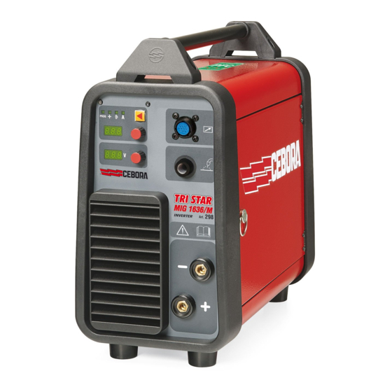 Cebora TRI STAR MIG 1636/M Manual De Instrucciones