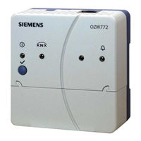 Siemens OZW772.01 Instrucciones De Montaje