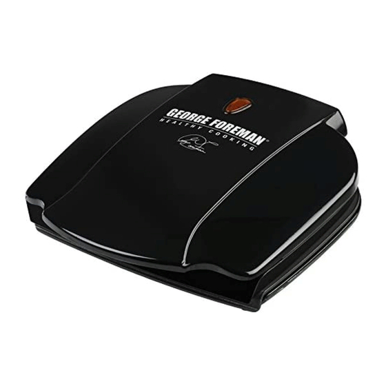 George Foreman GR0036B Manual Del Usuario