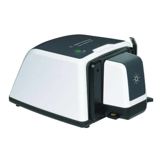 Agilent Technologies Cary 630 FTIR Guia Del Usuario