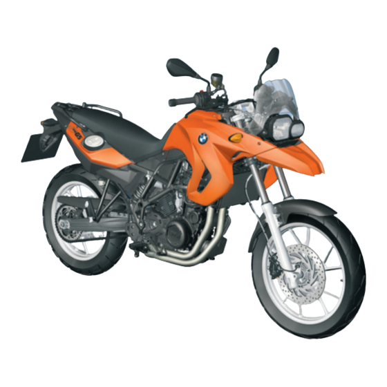 BMW Motorrad F 650 GS Manuales