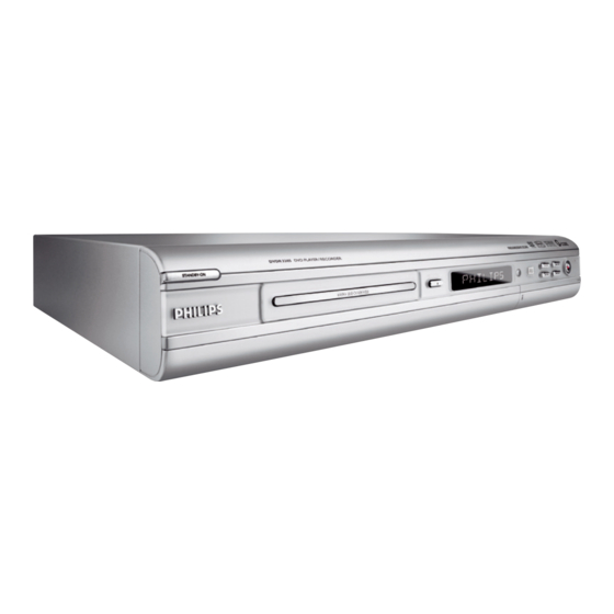 Philips DVDR3365 Manual De Instrucciones
