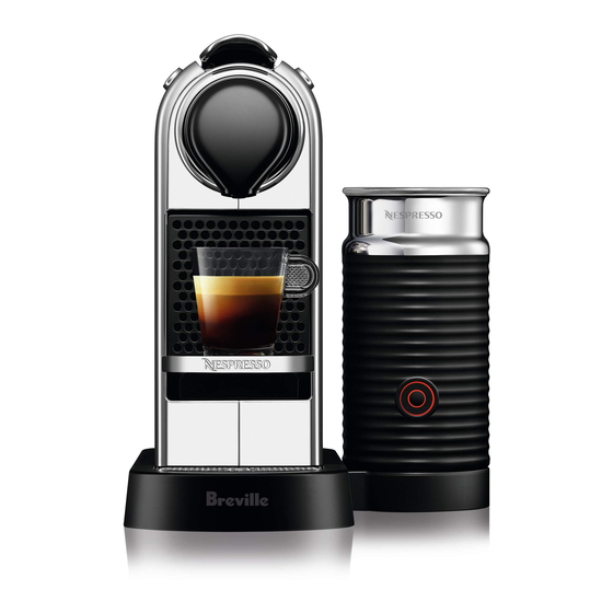 Breville Nespresso CITIZ&MILK MY MACHINE Manual De Instrucciones