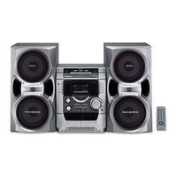 Sony MHC-BX7 Manual De Instrucciones