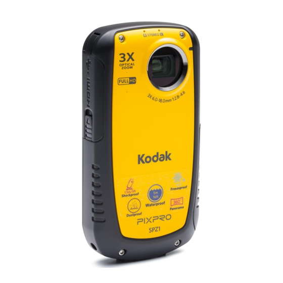 Kodak PIXPRO SPZ1 Manual De Usuario