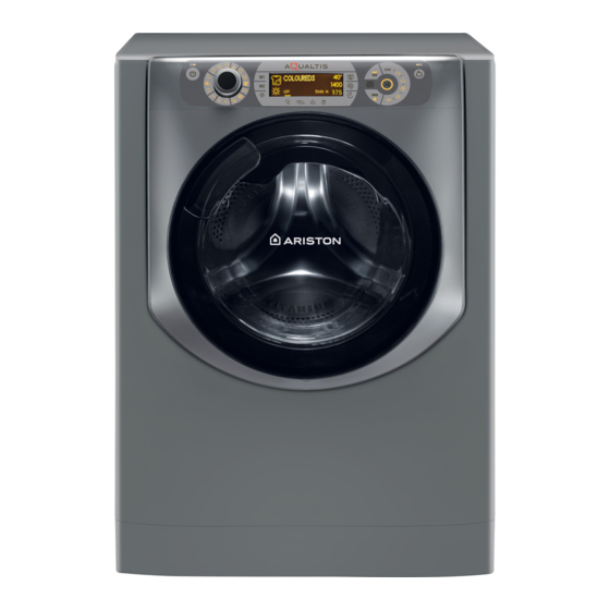 Ariston AQUALTIS AQD1070D 497 X Instrucciones Para La Instalación Y El Uso