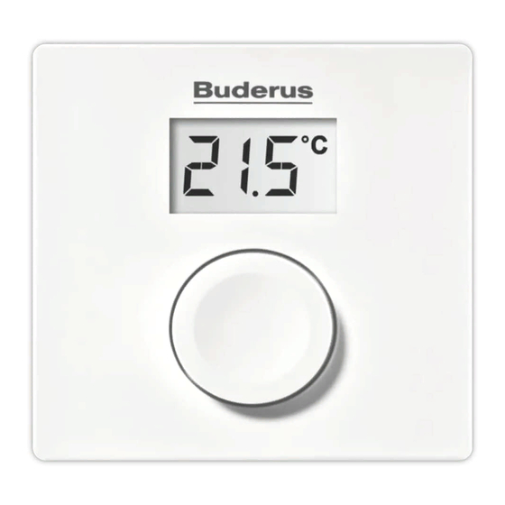 Buderus RC100 EMS plus Instrucciones De Instalacion Y De Uso