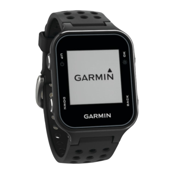 Garmin Approach S20 Manual Del Usuario