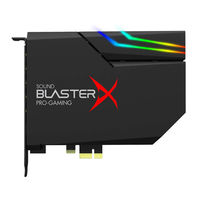 Creative Sound BlasterX AE-5 Plus Manual Del Usuario