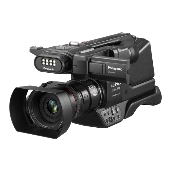 Panasonic HC-MDH3 Instrucciones De Funcionamiento