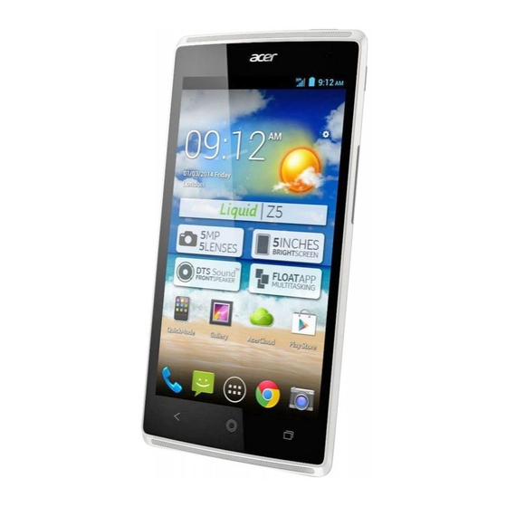 Acer Liquid Z5 Manual De Uso