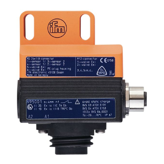 IFM N95001 Instrucciones De Uso