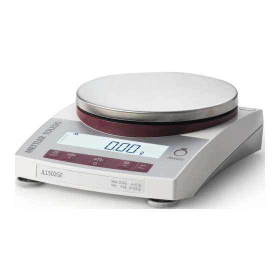 Mettler Toledo JL-GE Manual De Referencia