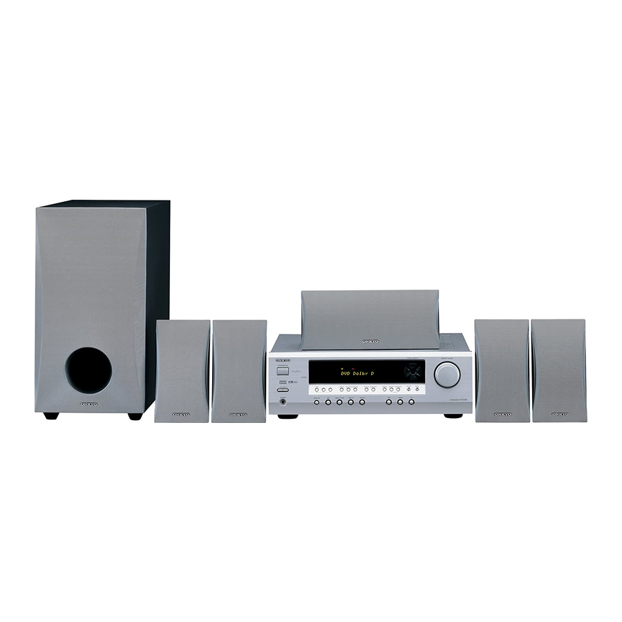 Onkyo HT-S590 Manual De Instrucciones