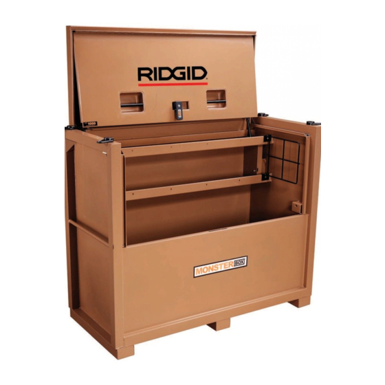 RIDGID MONSTER BOX 1000 Manuales