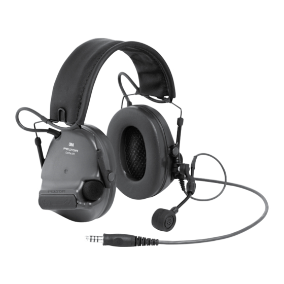 3M PELTOR ComTac XPI MT20H682FB Serie Manual Del Usuario