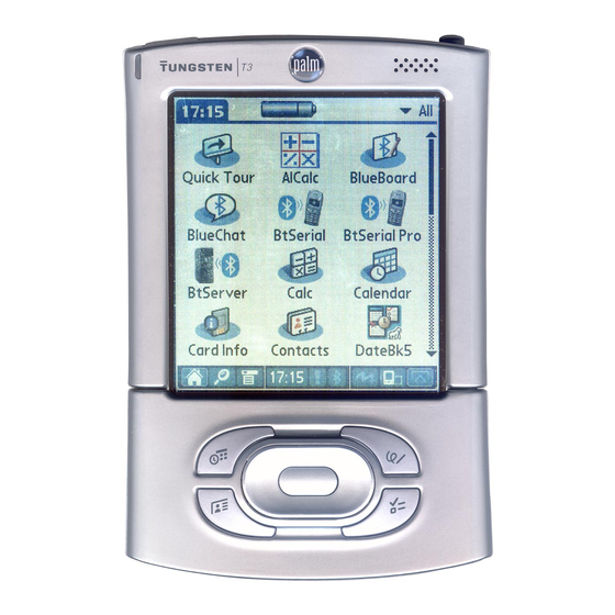 Palm Tungsten T3 Manual De Instrucciones