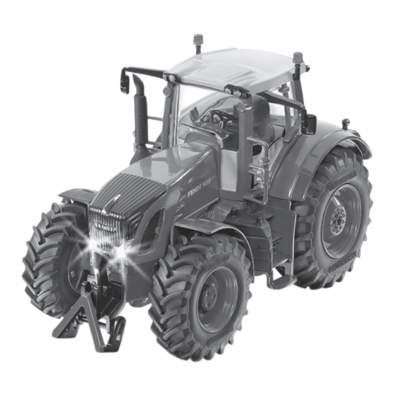 Siku Tractor Fendt 939 Instrucciones De Uso