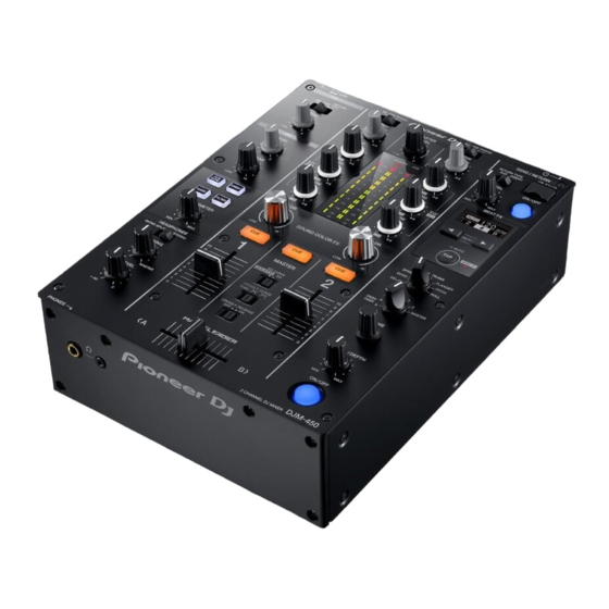 PIONEER DJ DJM-450 Manual De Instrucciones
