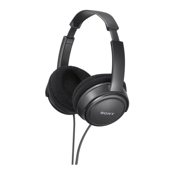 Sony MDR-MA100 Manual De Instrucciones