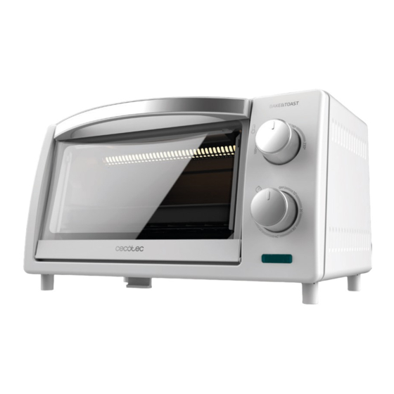 cecotec Bake&Toast 1000 Manual De Instrucciones