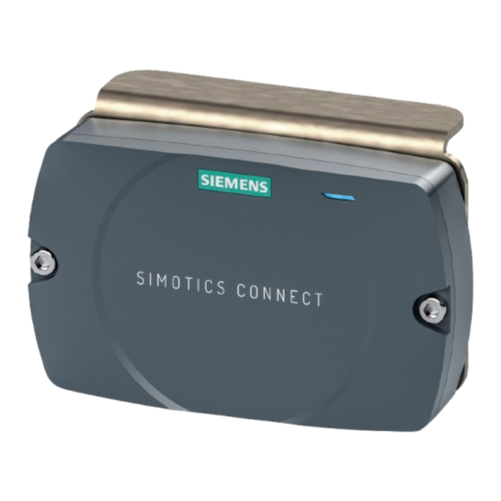 Siemens SIMOTICS CONNECT 400 Manual Del Usuario
