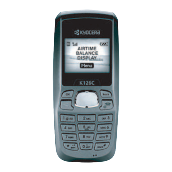 Kyocera K126C Guia Del Usuario