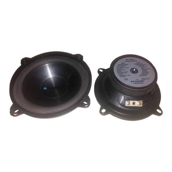 Blaupunkt XL 213.1 Instrucciones De Montaje