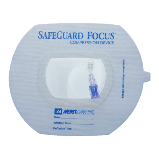 Merit Medical SAFEGUARD FOCUS Instrucciones De Uso