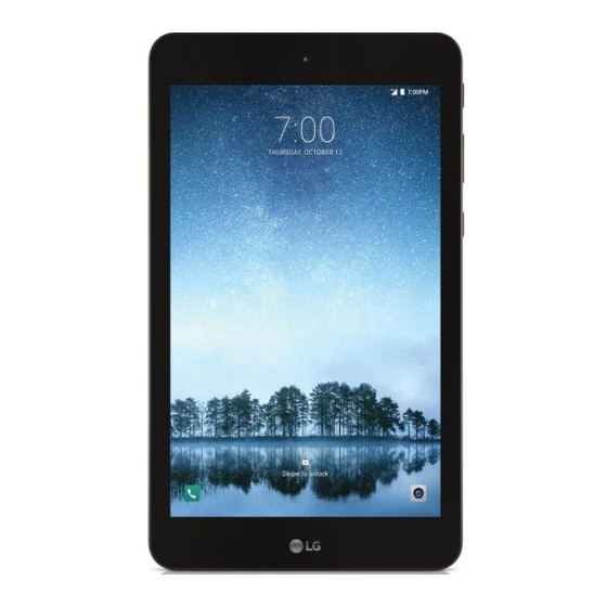 LG G Pad F2 8.0 Manual De Instrucciones