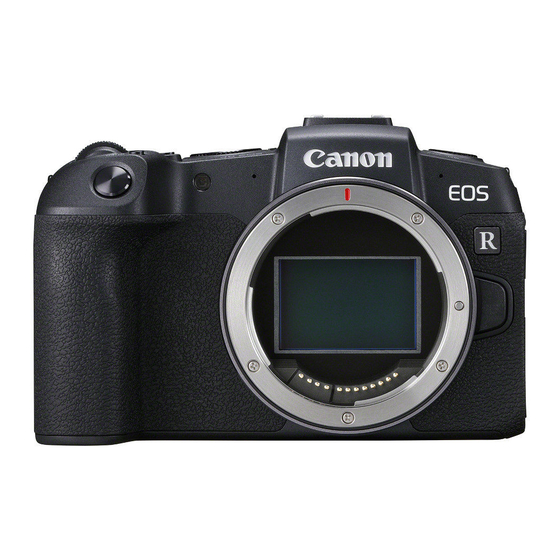 Canon EOS RP Manuales