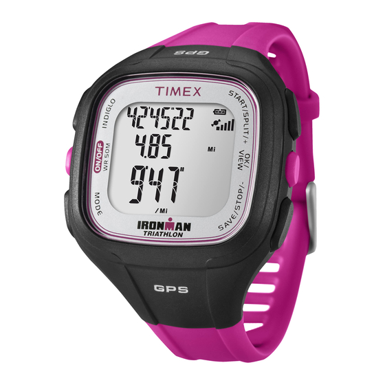 Timex Ironman Easy Trainer M033 Guía Rápida