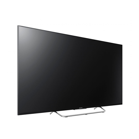 Sony BRAVIA KDL-75W855C Manuales