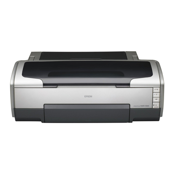 Epson STYLUS PHOTO R1800 Manual Del Usuario