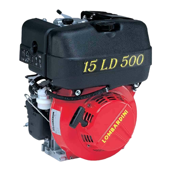 Lombardini 15 LD 500 Uso-Manutencion