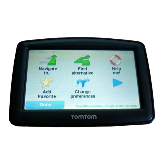 TomTom XL Manual De Instrucciones