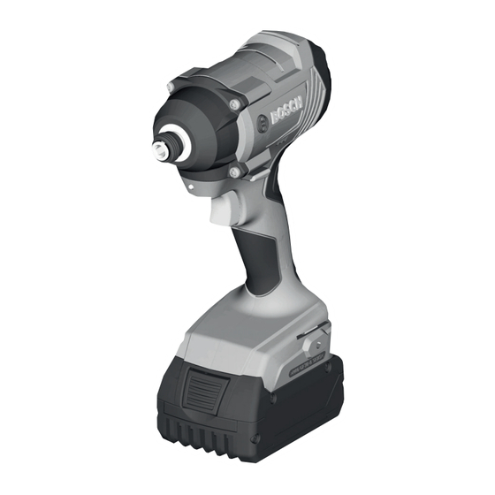 Bosch GDR18V-1400 Instrucciones De Funcionamiento