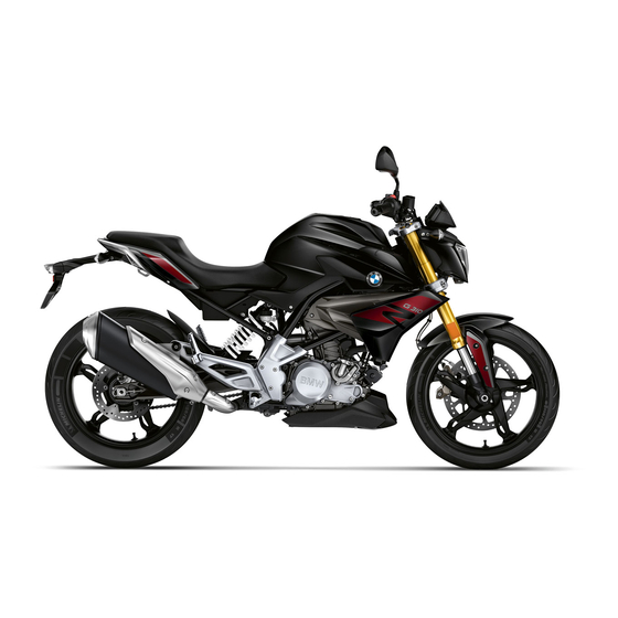 BMW Motorrad G 310 R Manual De Instrucciones