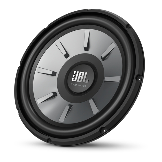 JBL STAGE 810 Manuales