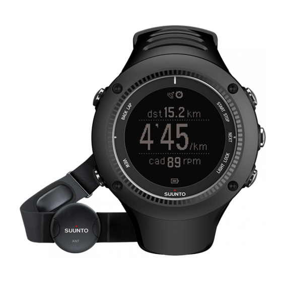 Suunto AMBIT2 Guía De Manejo
