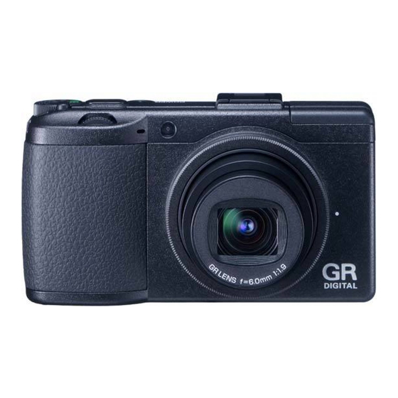 Ricoh GR DIGITAL III Manuales