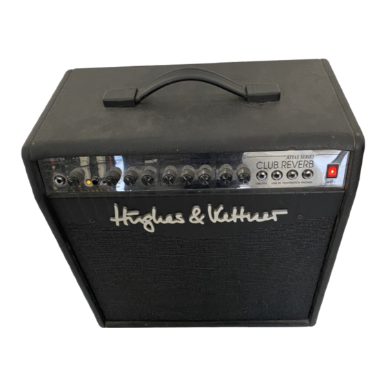 Hughes & Kettner ATTAX 50 Manuales