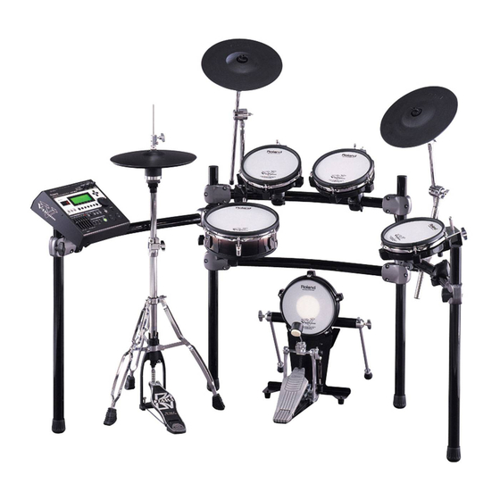 Roland V-DRUM V-Stage Serie Manuales