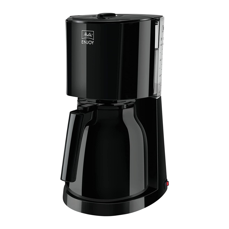 melitta ENJOY THERM Instrucciones De Uso