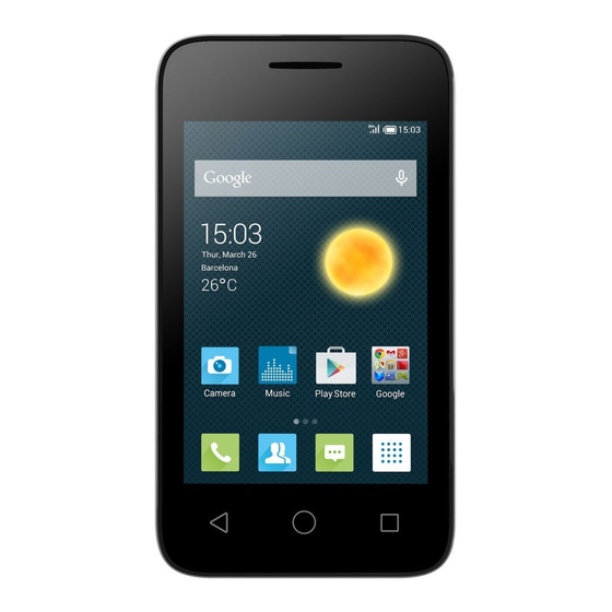 Alcatel Onetouch Pixi 3 Instrucciones De Uso