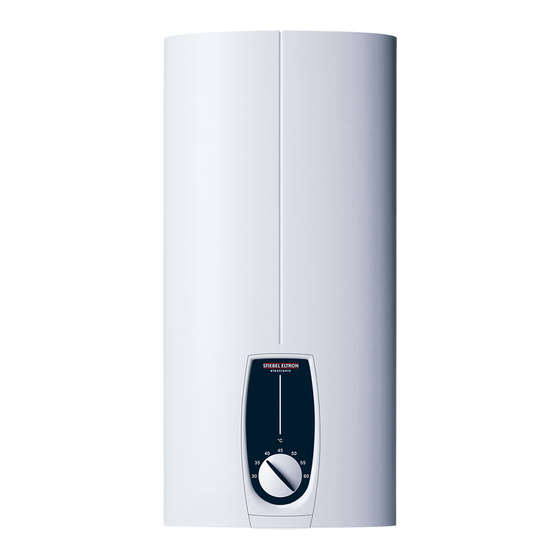 Stiebel Eltron DHB-E 11 SLI electronic Manual Del Usuario